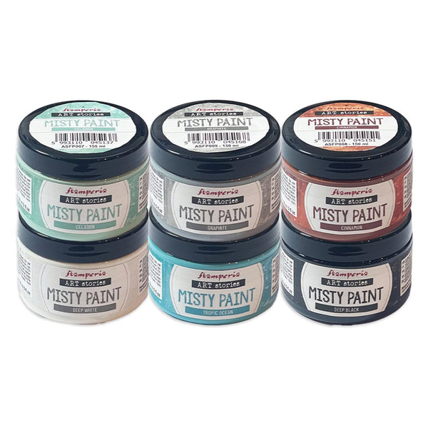 Stamperia Art Stories Misty Paint 150ml - Deep Black