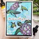 Picket Fence Studios Clear Stamp Set - A Sea Turtle's Journey