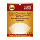 Aleene's Fabric Fusion Permanent Fabric Adhesive Sheets 5/Pk