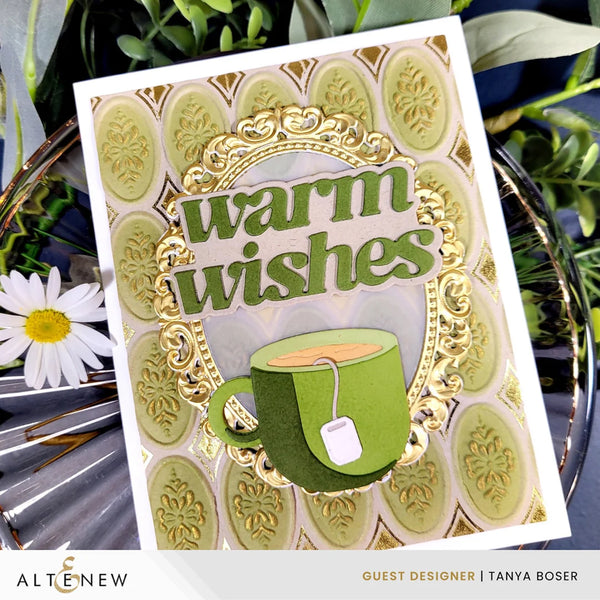 Altenew Heirloom Filigree - Oval One-of-a-kind 3D Embossing Folder