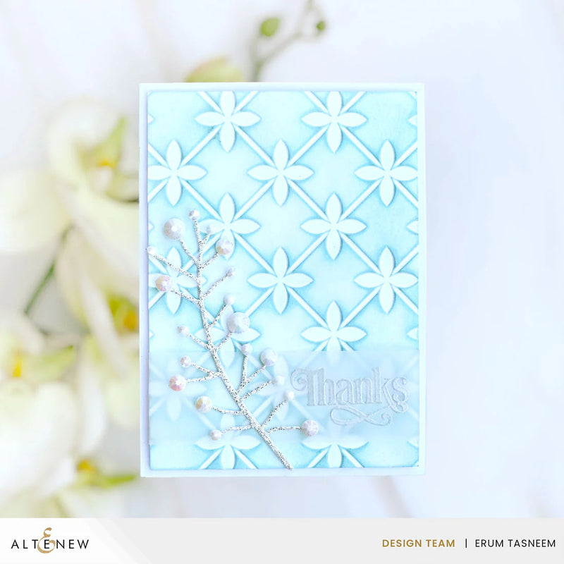 Altenew Petal Palooza Geometric 3D Embossing Folder