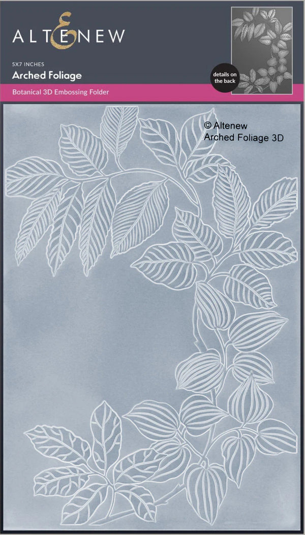 Altenew Arched Foliage Botanical 3D Embossing Folder