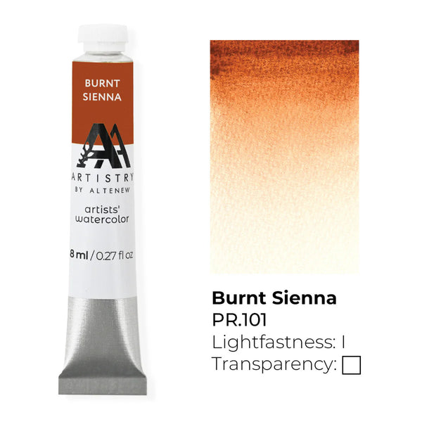 Altenew Artists' Watercolour Tube 8ml - Burnt Sienna