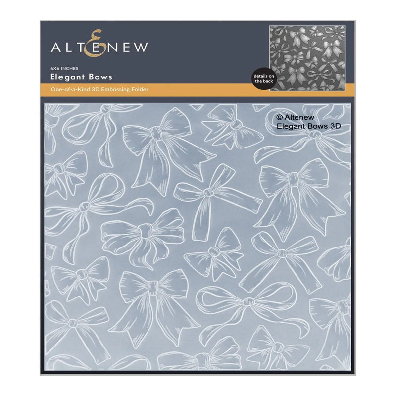 Altenew Elegant Bows One-of-a-Kind 3D Embossing Folder