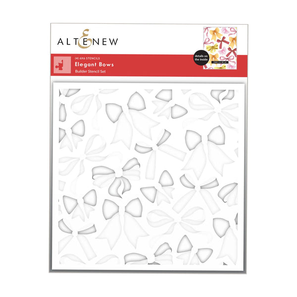 Altenew Elegant Bows Builder Stencil Set