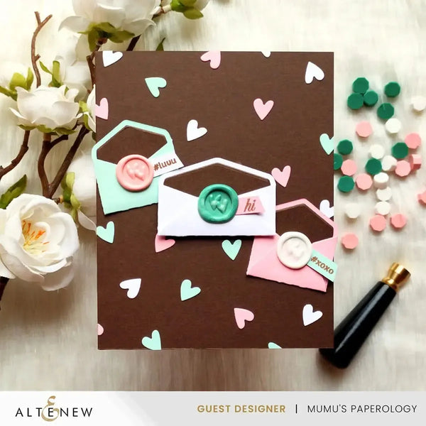 Altenew Mini Double Hearts Wax Seal Stamp