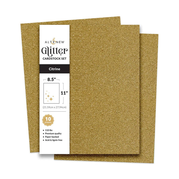 Altenew Glitter Cardstock Set - Citrine
