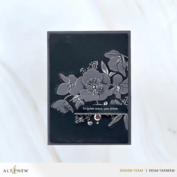 Altenew Hellebore Haven Botanical 3D Embossing Folder