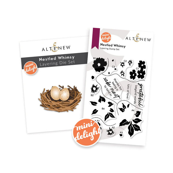 Altenew Mini Delight: Nestled Whimsy Stamp & Die Set
