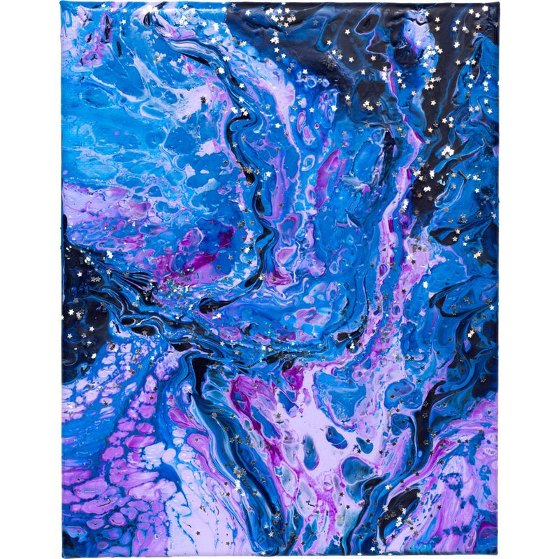 American Crafts Color Pour Glitter Mix-In Kit 4/Pkg - Galaxy Surge*^