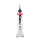 Tube of relief paint with a white background