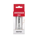 Amsterdam Relief Paint tube packaging on a white background