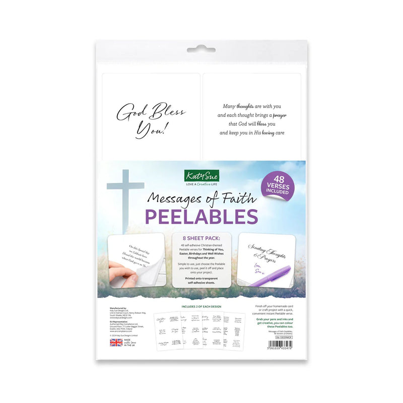 Katy Sue Messages of Faith Peelables