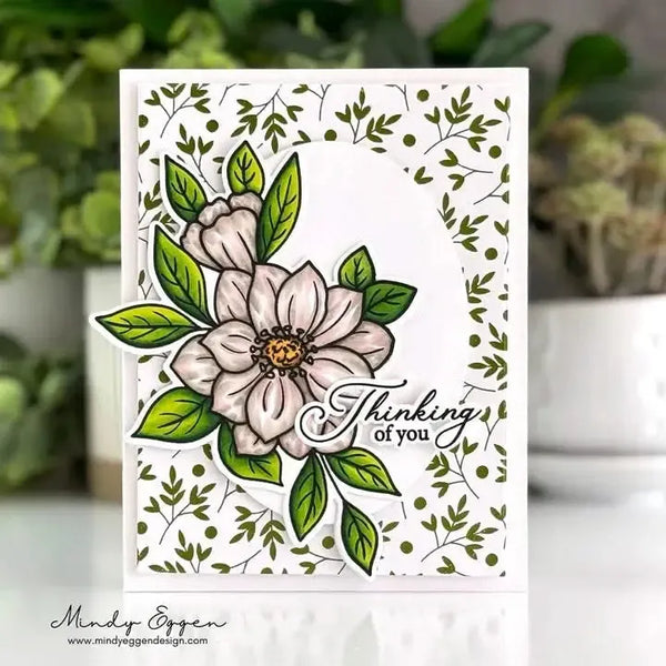 Gina K Designs Stamp & Die Set - Anniversary Flowers