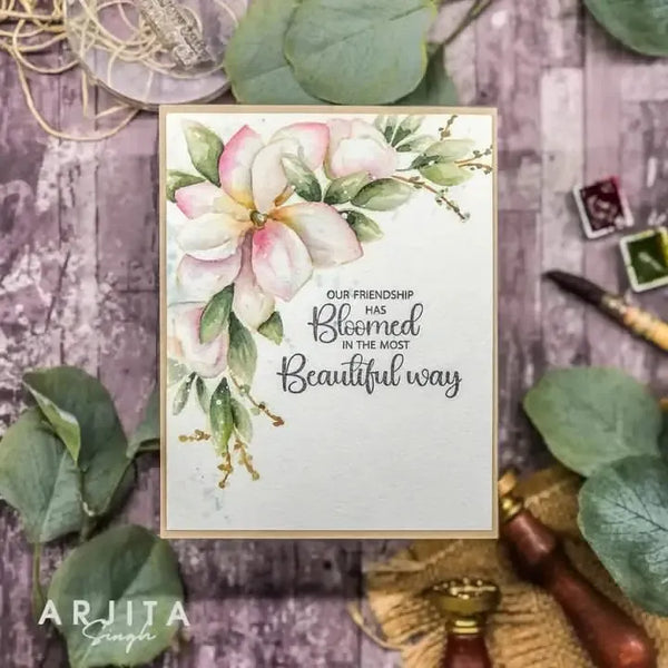 Gina K Designs Stamp & Die Set - Anniversary Flowers