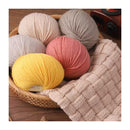 Poppy Crafts Wool Thread Anti-Pilling Yarn 50g - Grey