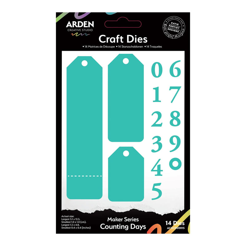 Arden Creative Studio Season of Joy Counting Days Craft Die Set