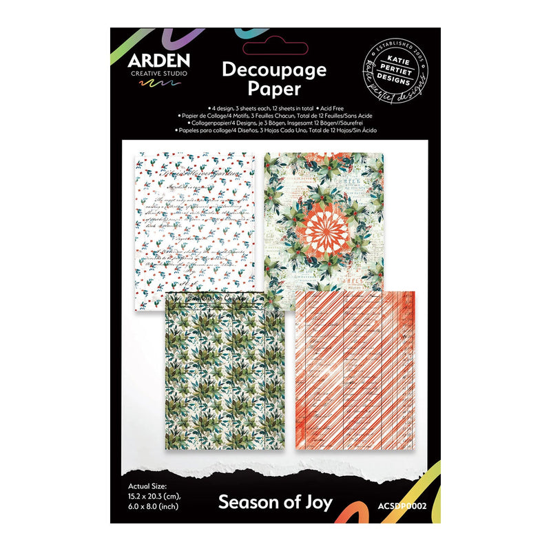 Arden Creative Studio Season of Joy Decoupage Paper