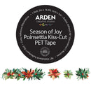 Arden Creative Studio Season of Joy Poinsettia Kiss-cut PET Tape 5cm x 5m