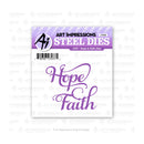 Art Impressions Steel Dies Set - Hope & Faith