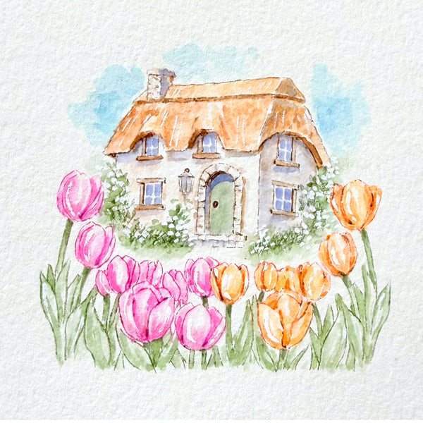 Art Impressions Clear Stamps Set - Euro Cottage