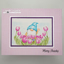 Art Impressions Clear Stamps Set - FG Tulip Border