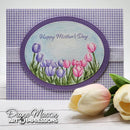 Art Impressions Clear Stamps Set - FG Tulip Border