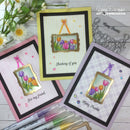 Art Impressions Clear Stamps Set - FG Tulip Border