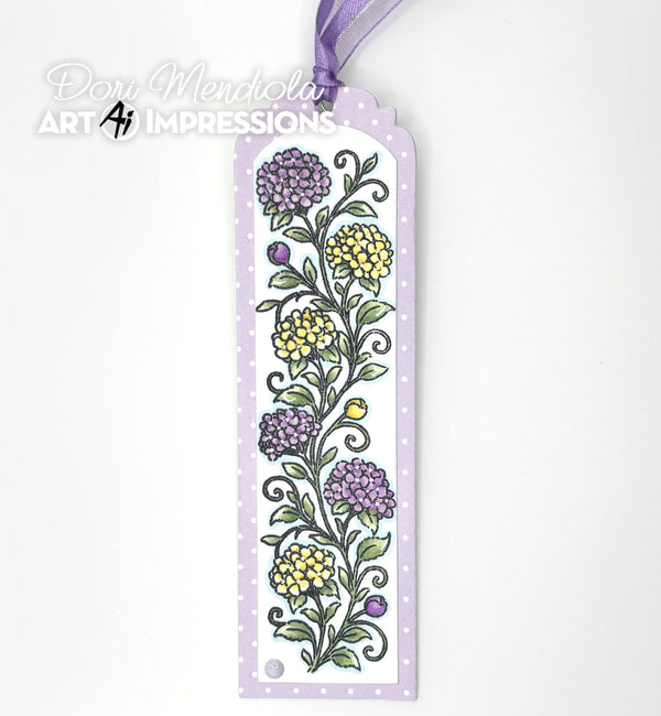 Art Impressions Clear Stamps Set - Hydrangea Margin