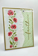 Art Impressions Clear Stamps Set - Poppy Margin
