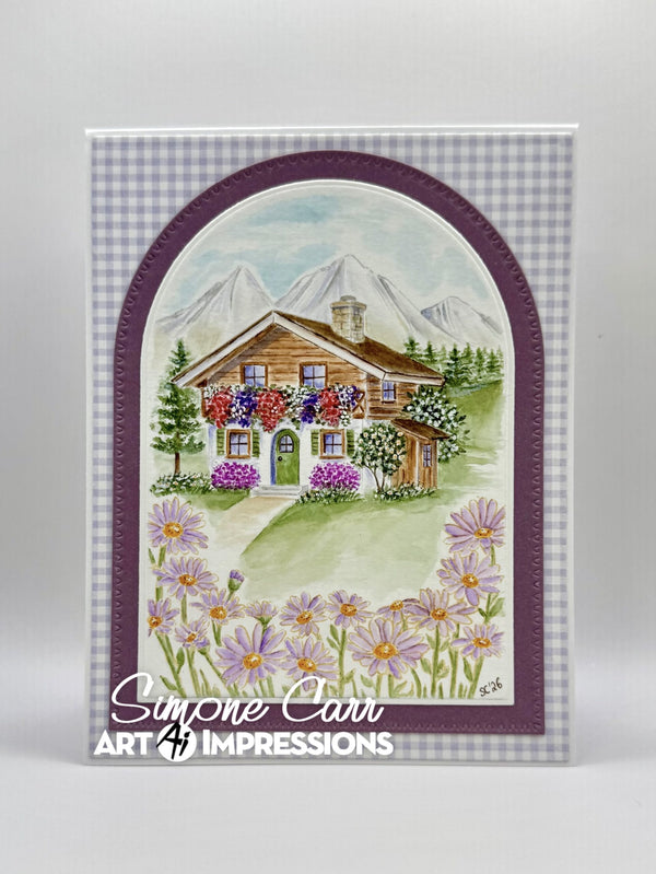 Art Impressions Clear Stamps Set - Swiss Villa
