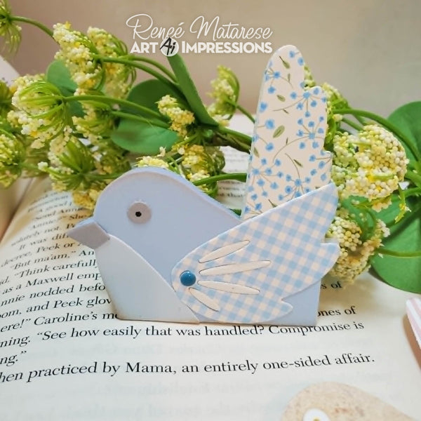 Art Impressions Steel Dies Set - Corner Bird Bookmark
