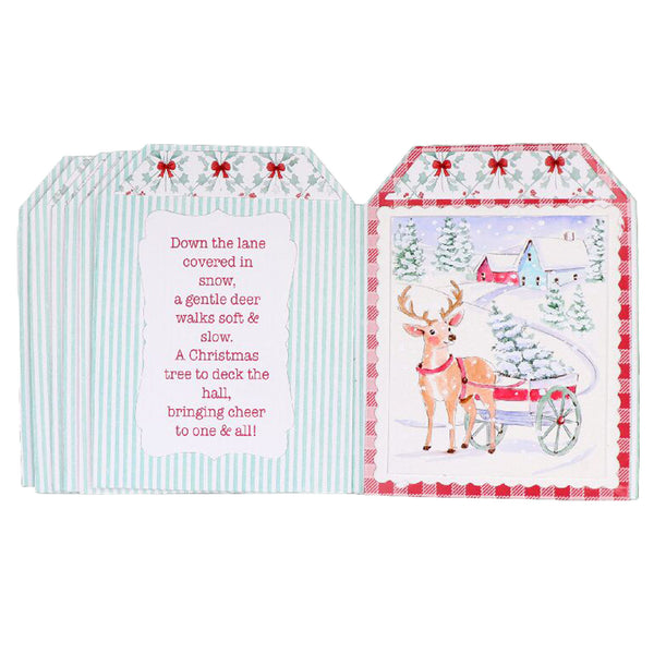 Art Impressions Clear Stamp - Woodland Reindeer Scene