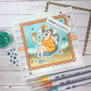 Art Impressions Clear Stamps & Dies Set - Loungin’ Linda