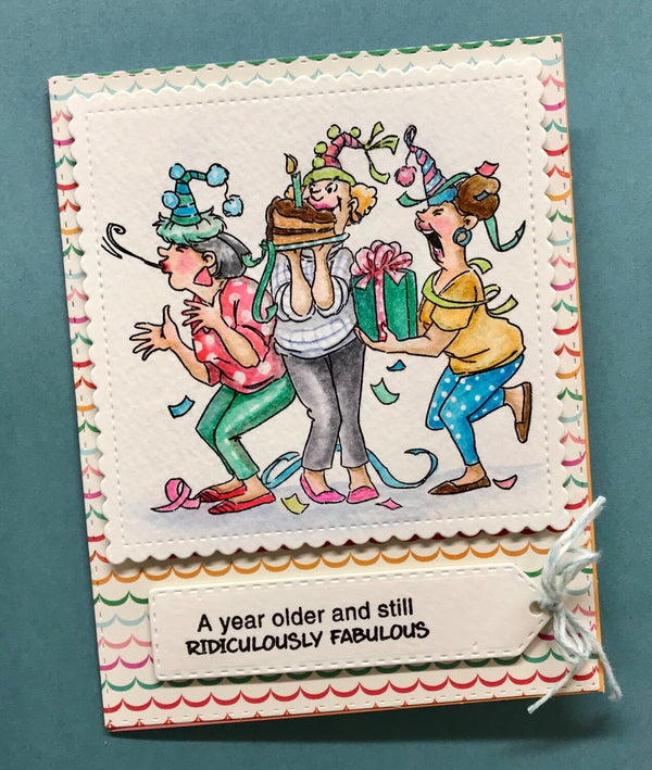 Art Impressions Clear Stamps Set - Practically Perfect