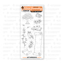Art Impressions Bible Journaling clear stamps with nature-themed designs on a white background