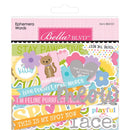 Bella Blvd Cardstock Ephemera Words, Meow
