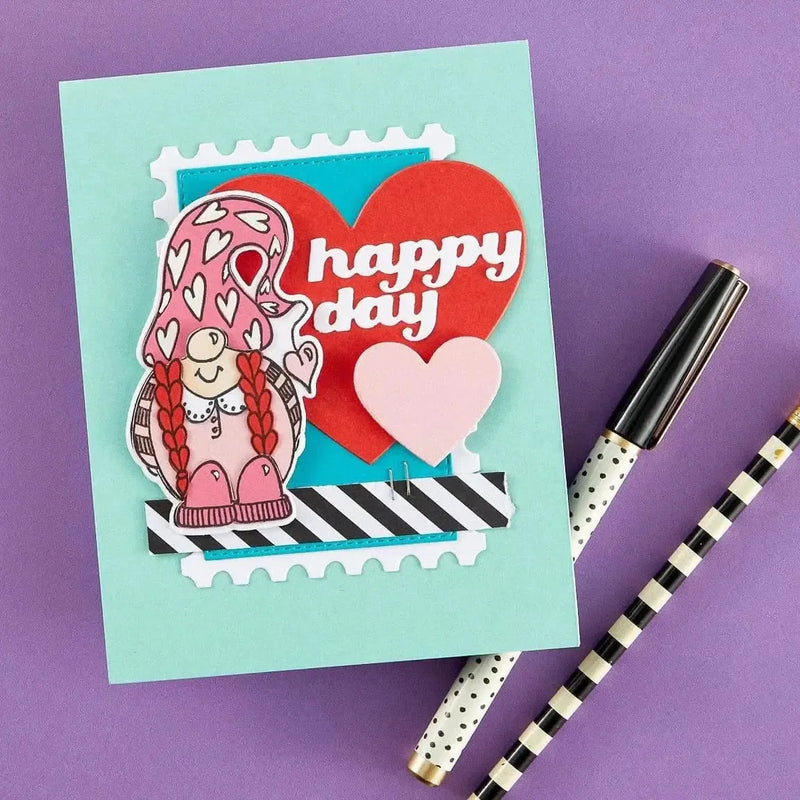 Dyan Reaveley's Dylusions Cling Stamp Collections 8.5"X7" - No Place Like Gnome*