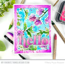 My Favorite Things Rubber Background Stamp - Cascading Diamonds*