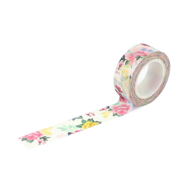 Carta Bella Bloom Washi Tape 30' Little Things Floral In White