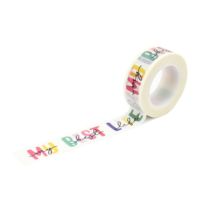 Echo Park My Best Life Washi Tape 30' My Best Life Words