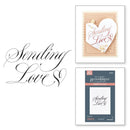 Spellbinders BetterPress Press Plate By Paul Antonio Sending Love