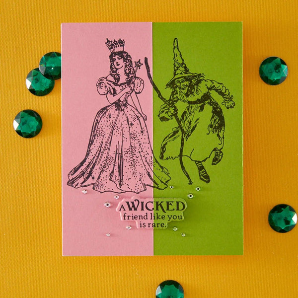 Spellbinders Wonder of Oz BetterPress Plate & Die Set by Graphic45 - Wonder of Oz Sentiments