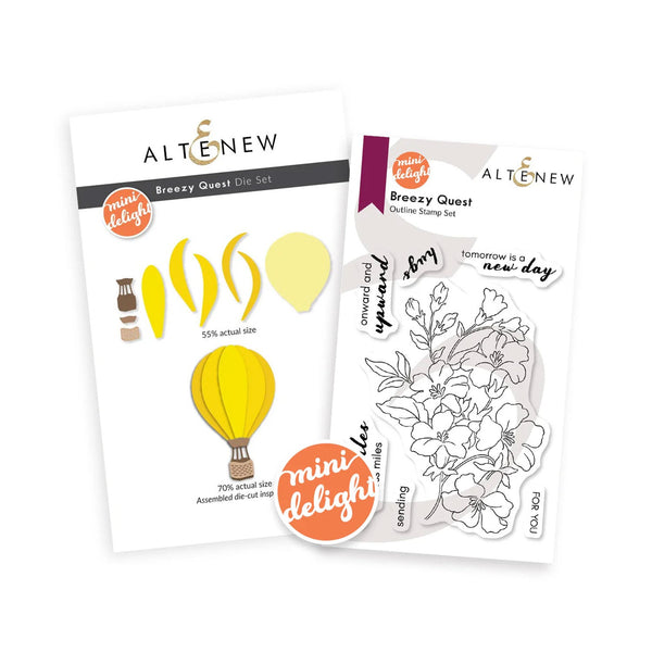 Altenew Mini Delight: Breezy Quest Stamp & Die Set