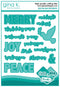 Gina K Designs Stamp & Die Set - Bold Holiday Sentiments*