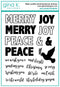 Gina K Designs Stamp & Die Set - Bold Holiday Sentiments*