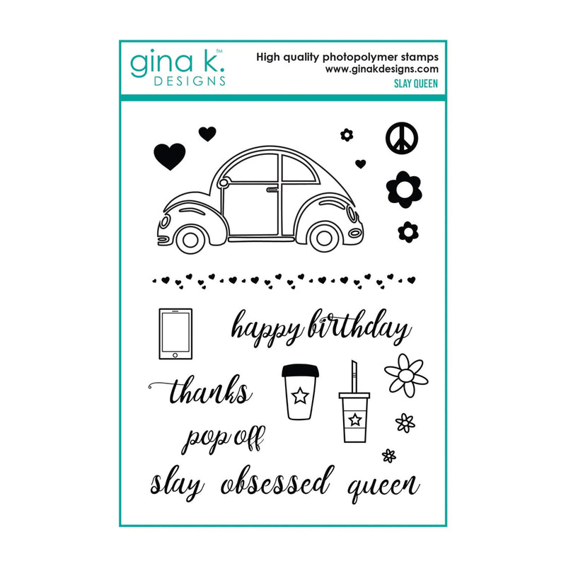 Gina K Designs Clear Stamps - Slay Queen*