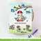 Lawn Fawn Clear Stamp Set - Backyard Bird Feeder