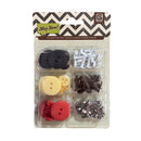 Basic Grey - Hey You! - 30 Buttons & 60 Brads
