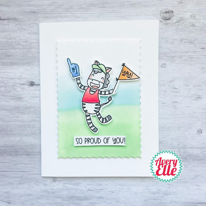 Avery Elle Clear Stamp Set - Biggest Fan*